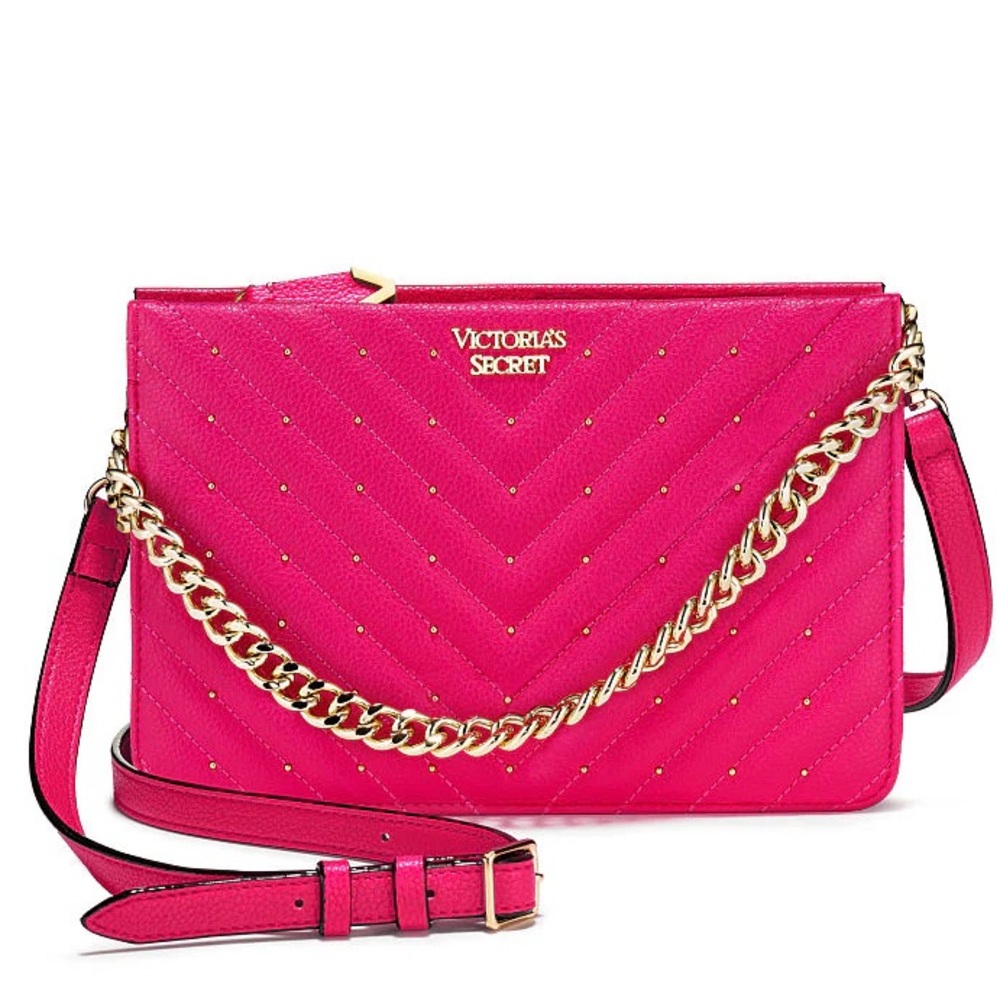 VICTORIA'S SECRET V-QUILT 24/7 CASUAL CROSSBODY PURSE